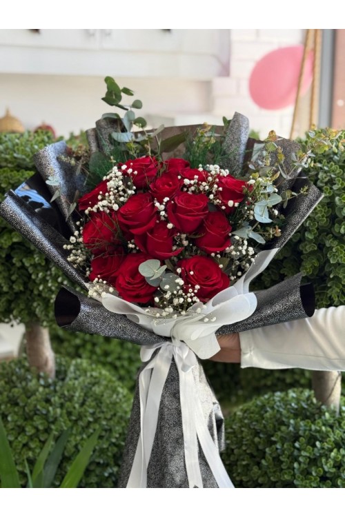 gül buketi tasarım 15 li